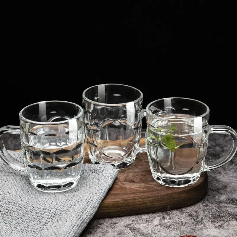 
10 oz Dimpled Stein German Irish German Beer Glass Mug 