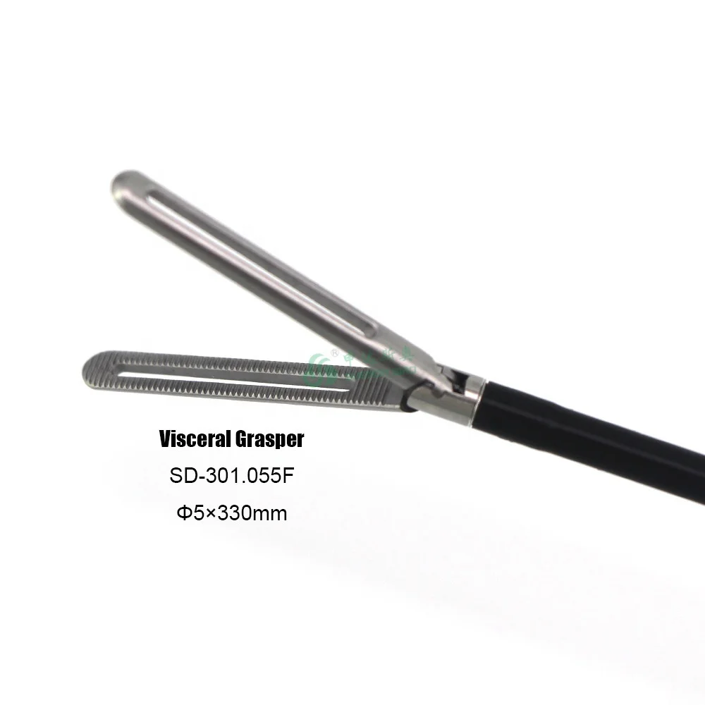 5*330mm Laparoscopic Surgery Instruments Visceral Grasping Forceps