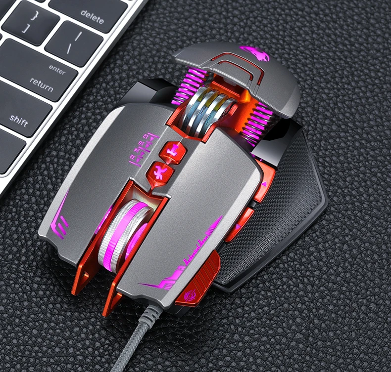 
DPI Adjustable Mechanical T-wolf Brand 8D Glowing Gaming Mouse 