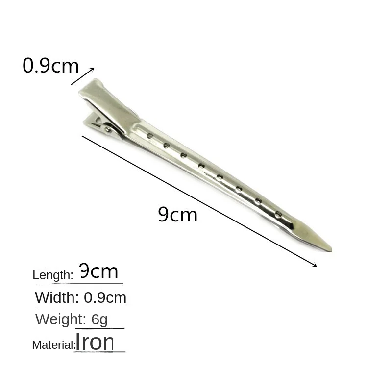 Hair Extension Tool Several Size Positioning Big Small Steel Single Prong Curl Clips Metal Hair Pins Clips For Hair Extensions