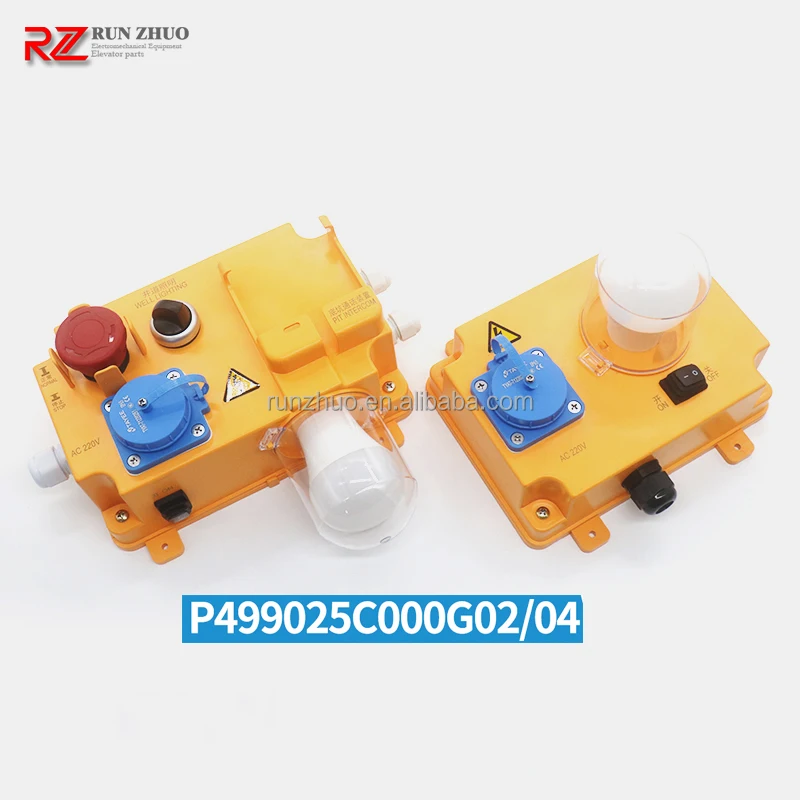 Mitsubi*** Elevator Emergency Stop Button Switch Box P499025C000G02 G04 G21 G33 Pit Inspection Box