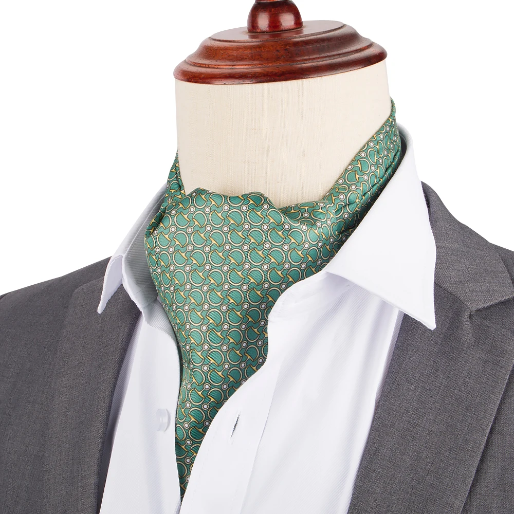 Фабрика Zecheng, оптовая продажа, 100% органический Шелковый тканый галстук, галстуки Ascot