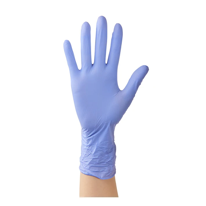 White Food Grade Powder Free Glove Service Examination Blue Rubber Exam Disposable Nitrile Gloves