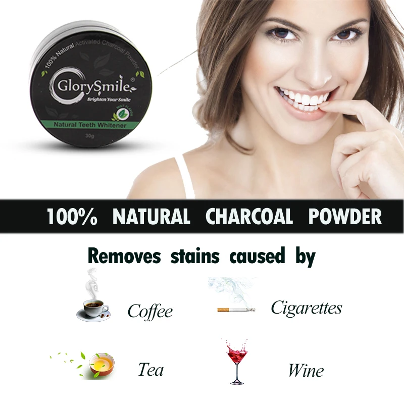 Natural Teeth Whitening Powder Activated Charcoal Tooth Whitening Powder