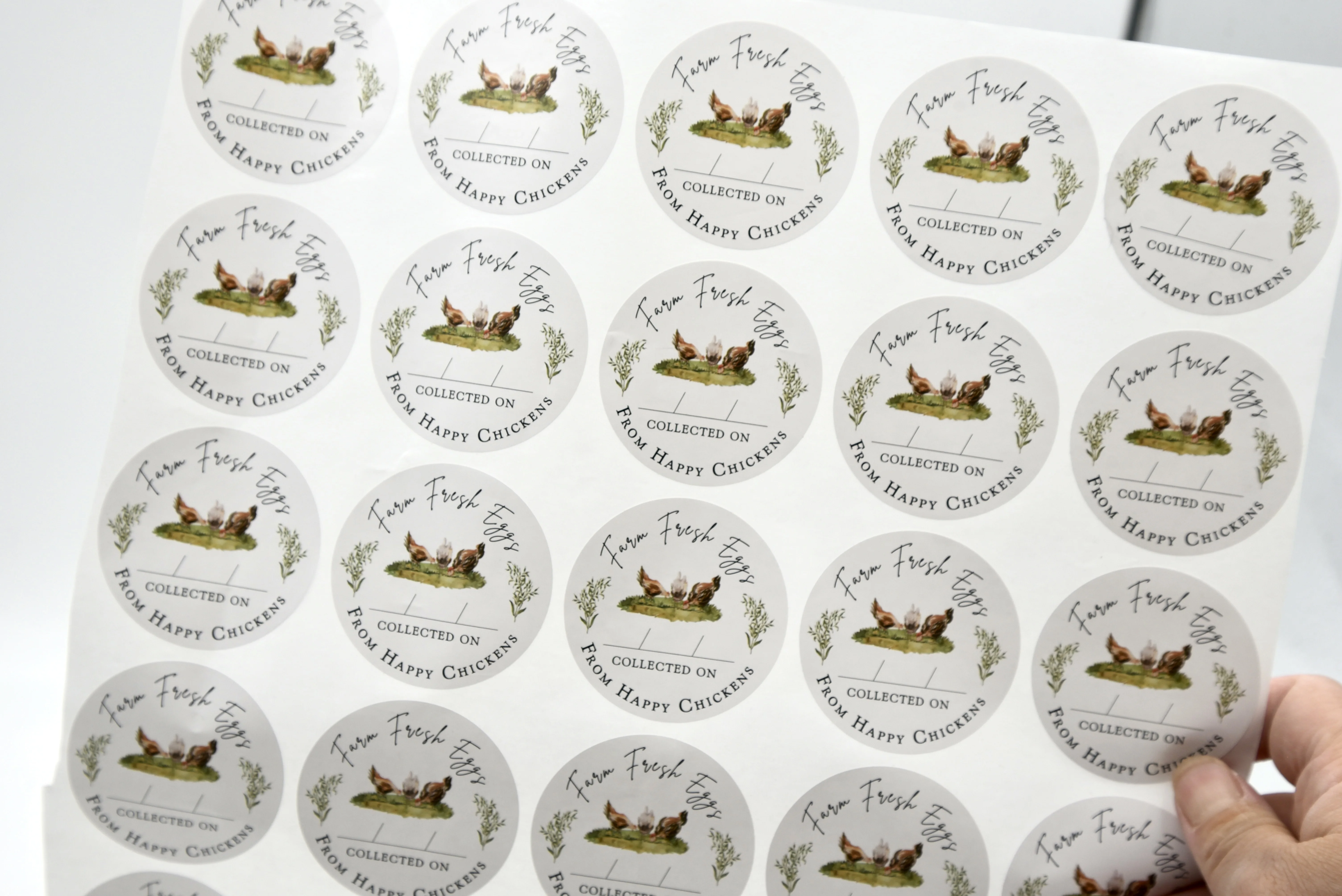 Custom Circle Decorating Stickers Roll Waterproof Round Vinyl Coated Paper Sticker Round Label Logo Stickers Custom Printing