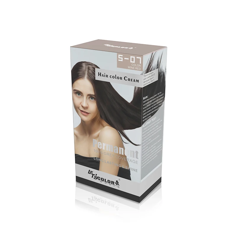 Chemical free white hair color kit permanent italy with devoloper