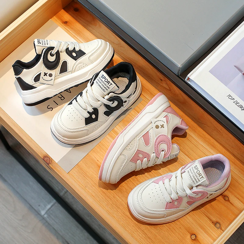 Kids Shoes Sports Casual Running Go Walking Shoes Children Boys Girls Fashion Panda Sneakers Trendy Designers Custom.