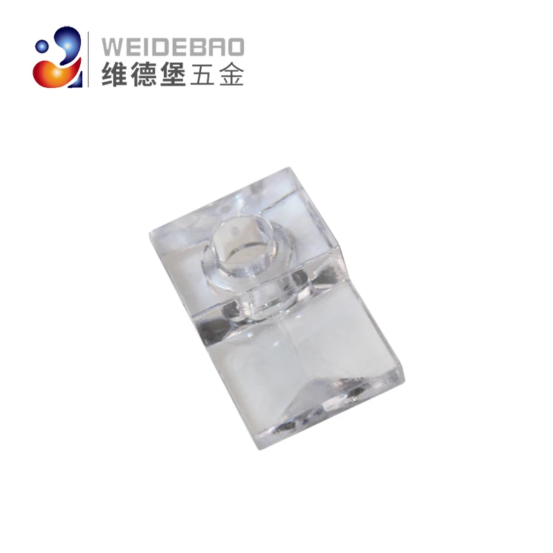 Weidebao Furniture Hardware Wardrobe Mirror Plastic Clip Mirror Fixing Buckle Fitting Glass Clamp Holder Glass Decorative Nail