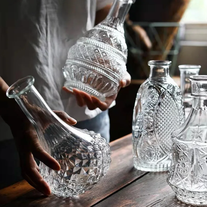 Стеклянная Ваза держатель цилиндра маленькая/высокое стекло для домашнего декора стеклянная технология Европейская американская стена Свадебная коробка современный безопасный