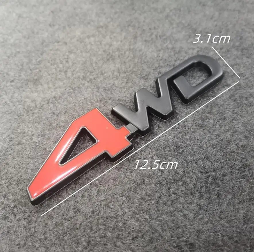 4WD Four wheel drive Car sticker Logo Emblem Badge Decals Car Styling Accessories