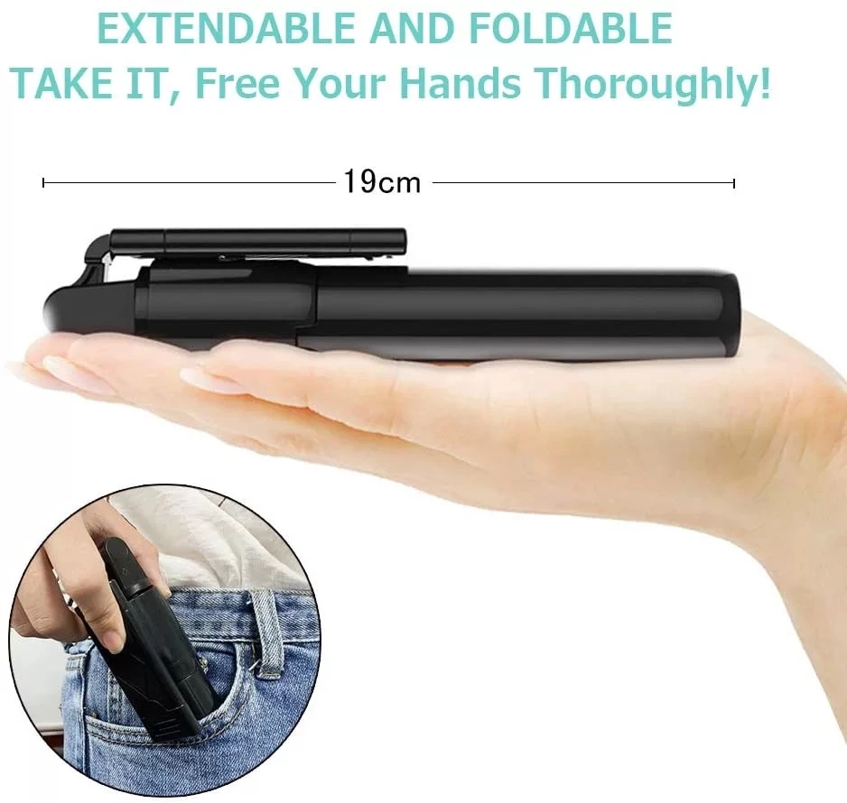 Foldable Handheld Mobile Phone Holders K07 BT Extendable Mini Monopod hotsell Tripod