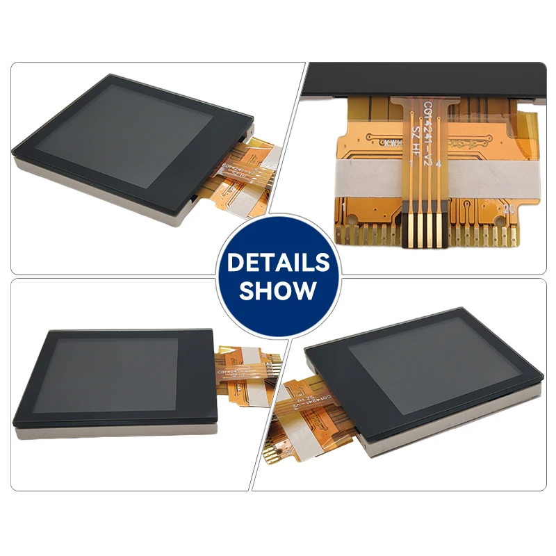 Square 1.44 inch  TFT  LCD with 128x128 resolution 1.44inch with MCU LCD display  small LCD with Capacitive Touch Panel