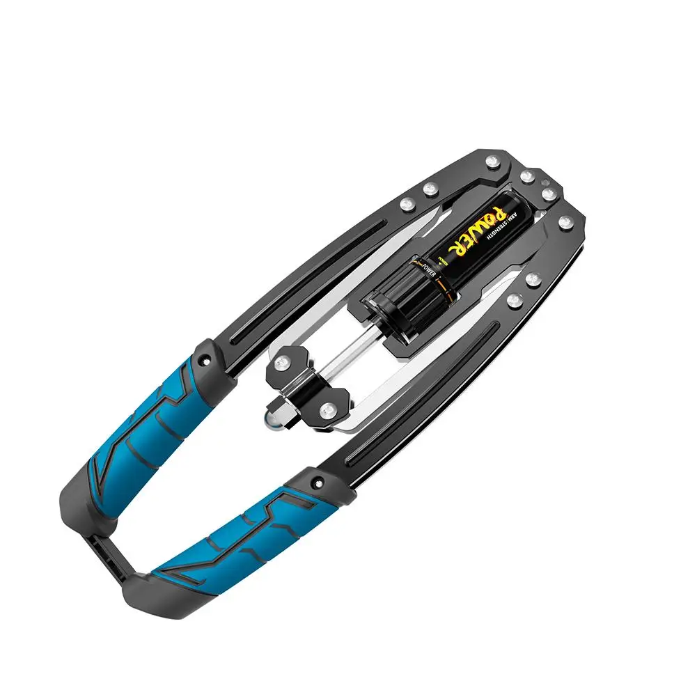 
Factory price arm exerciser adjustable double spring grip strength black steel shaper hydrolic power twister 