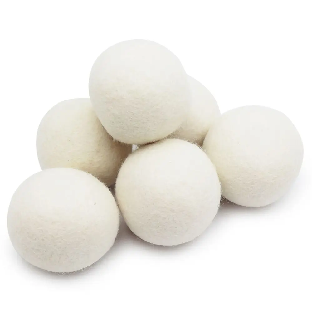 Hot Sale Products Premium Natural Fabric Softener Washing Ball Reusable Dryer Wool Balls for Wash Laundry