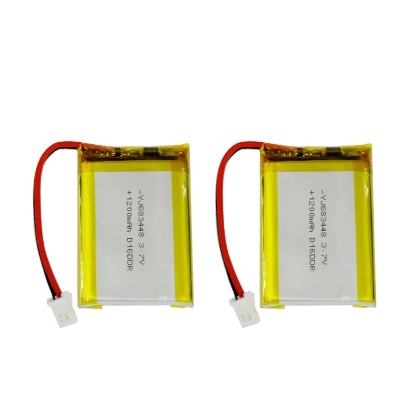 1200mAh 3.7v li-polymer battery lipo battery 3.7v 683448  for wireless equipments