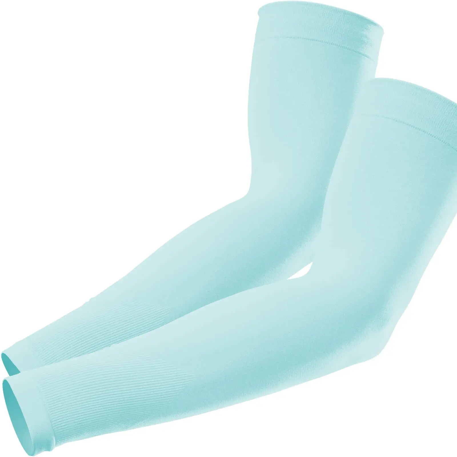 Outdoor Fashion Item High Quality Customized Logo 95%Polyester 5%Spandex Cooling Thinner Elastic Sun Protection Solid Arm Sleeve