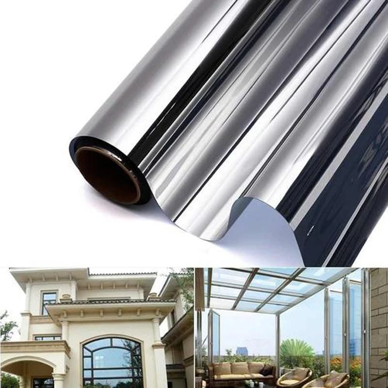 Heat Insulation Film Window Sunscreen Glass Sticker Shading One-way Perspective Privacy Shading Film Light Resistant Glass Film
