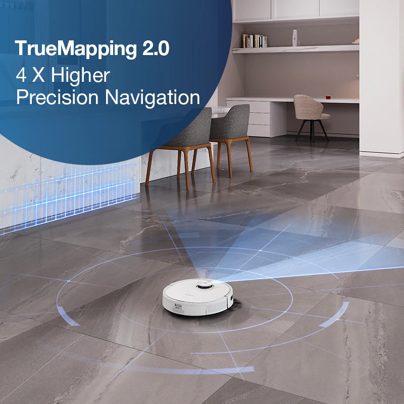 ECOVACS DEEBOT T9 Smart Household Vacuum Cleaner With 3D House Map 9 in 1 Mopping And Sweeping Robot Auto Robot Vacuum Cleaner