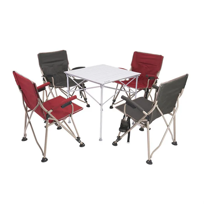 Meike MK portable outdoor backrest beach camping folding chair with table