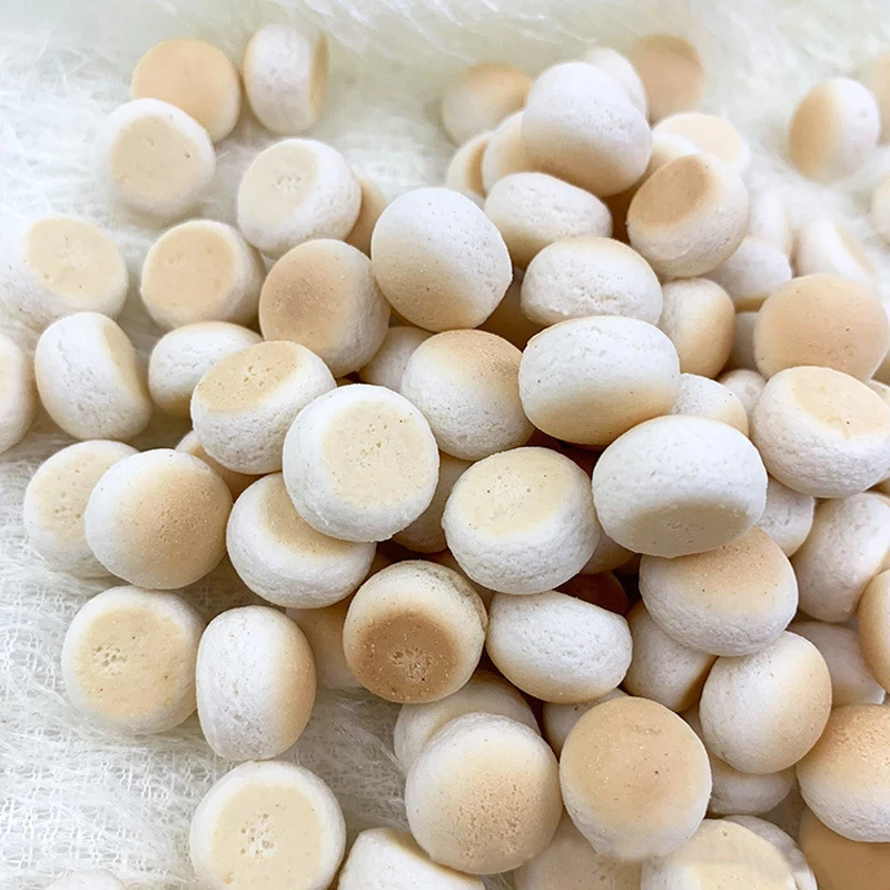 100% Природный Кролик хомяк морская свинка лечебное молочное лакомство маленькие паровые булочки печенье Жевательные Зубы шлифовальные закуски еда