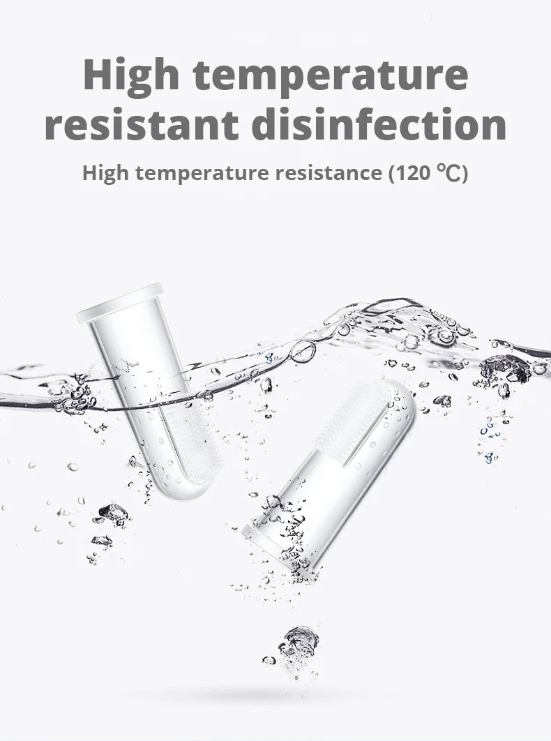 New Design Baby Finger Toothbrush Easy Oral Hygiene Babies Cleaning Teeth Soft Silicone Baby Finger Toothbrush For Training