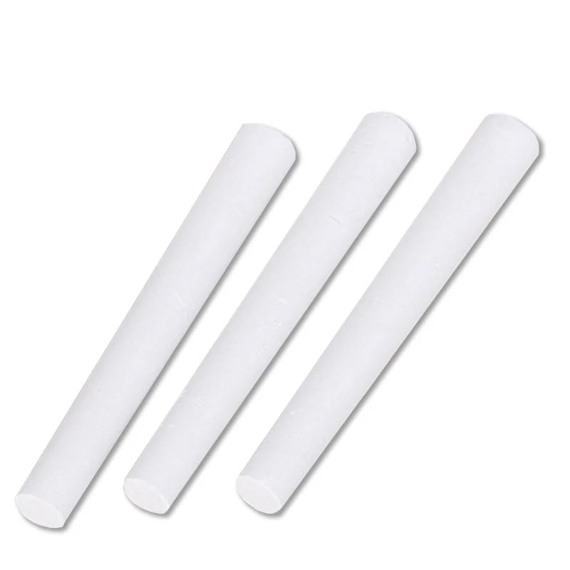 100 Pieces Non-Toxic Dustless White Colored Chalk for Teacher