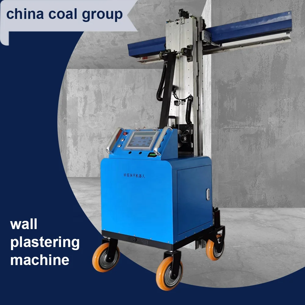 Cement Mortar Scraping Machine Wall Mobile Putty Scraping Robot Building Interior Wall Plastering Machine