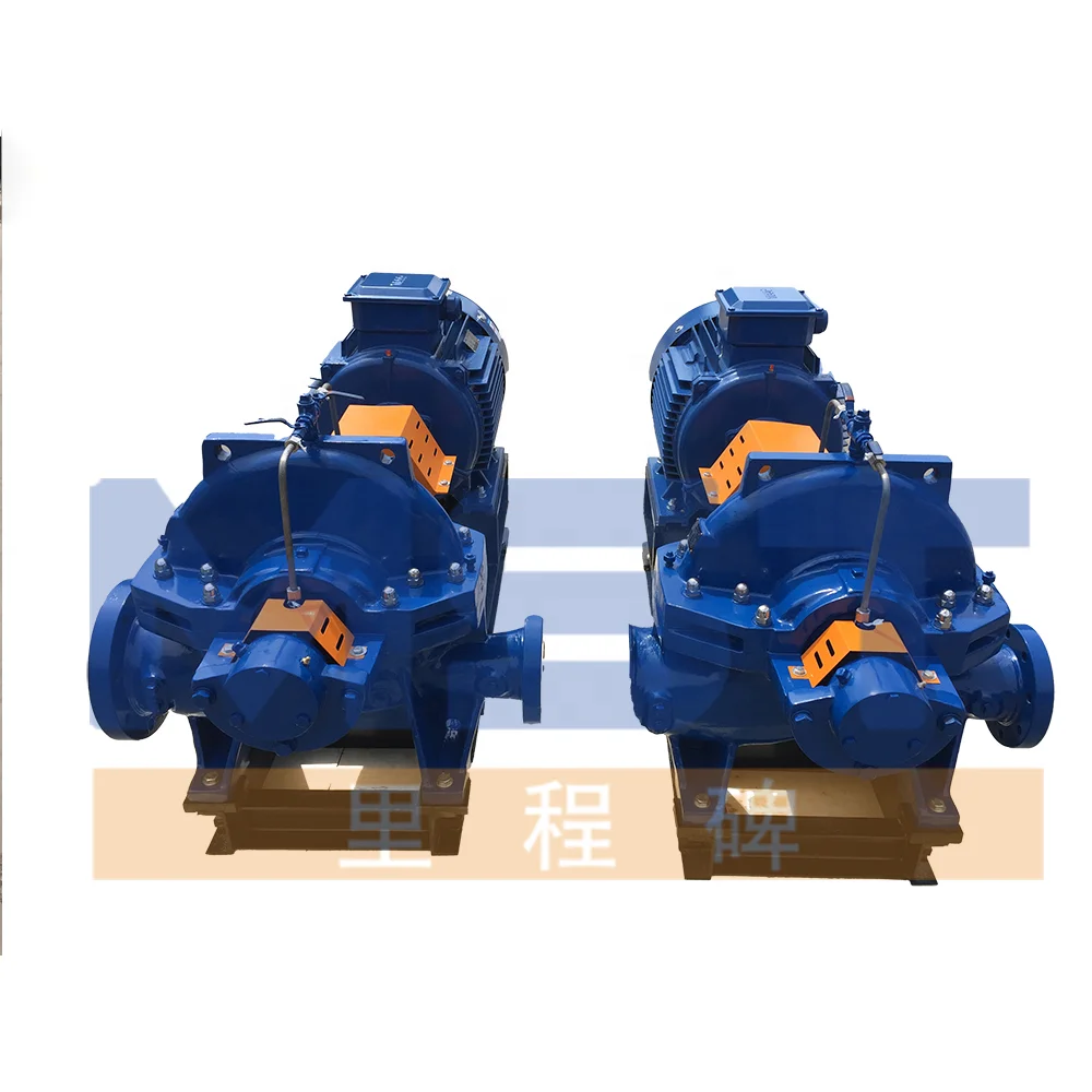 22000m3/h cast iron energy saving electric double suction pump impeller split casing pump