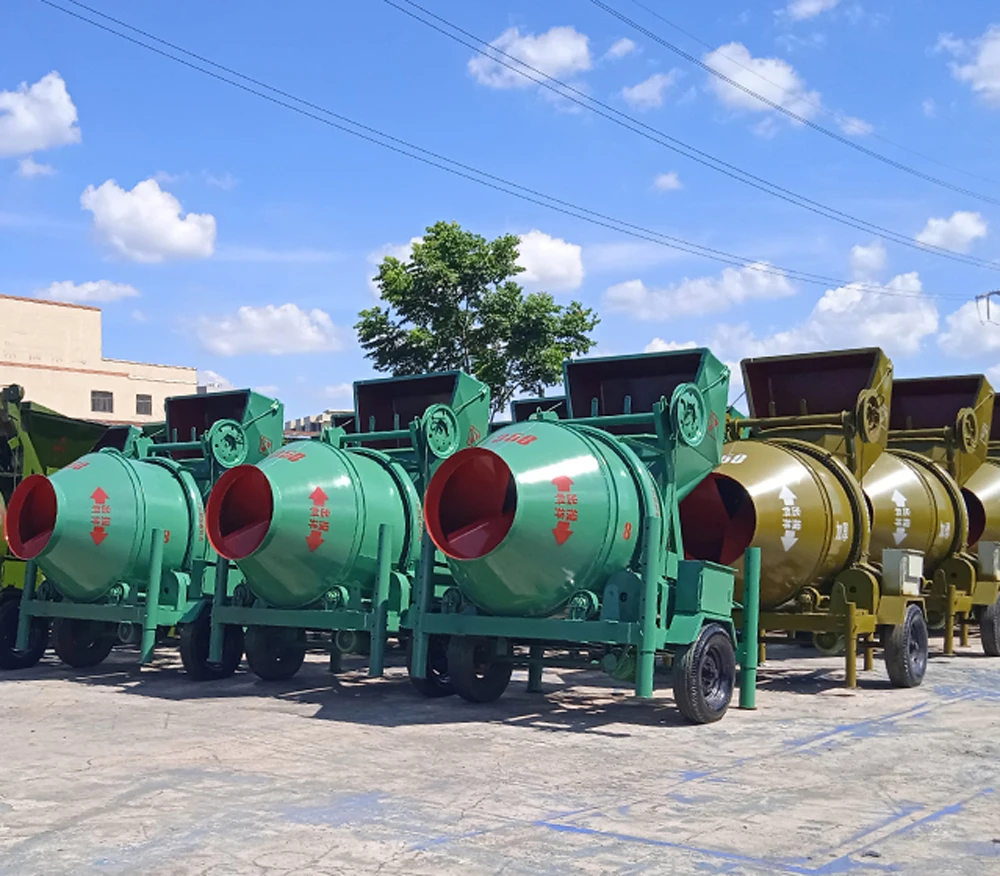 JZC400 concrete batching plant  mixer machines concrete concrete mixers car