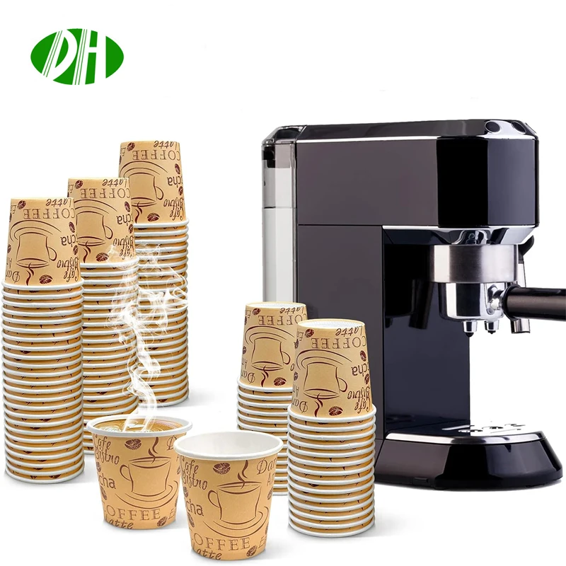 Wholesale Printing 8oz 12oz 16oz Single Wall Disposable Paper Cups customized hot coffee paper cup with sleeves and lid