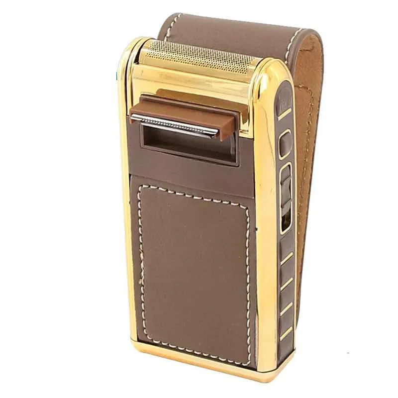 Kemei Km-5500 перезаряжаемая аккумуляторная электробритва для мужчин с двойным лезвием возвратно-поступательным движением бороды бритва уход за лицом