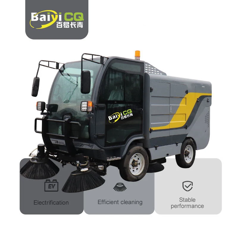 10% discount on the new upgraded street sweeper Mechanical sweeper pure electric street sweeper