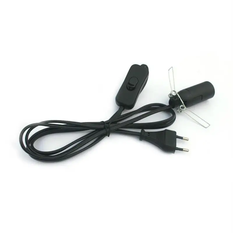 
Himalayan Salt Lamp Electric Power 303 On/off switch Cord Eu 2PIN plug Salt Lamp Cord 