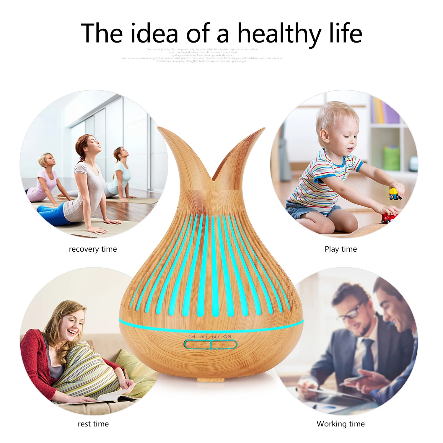 Top sales aroma essential oil diffuser ultrasonic aroma humidifier