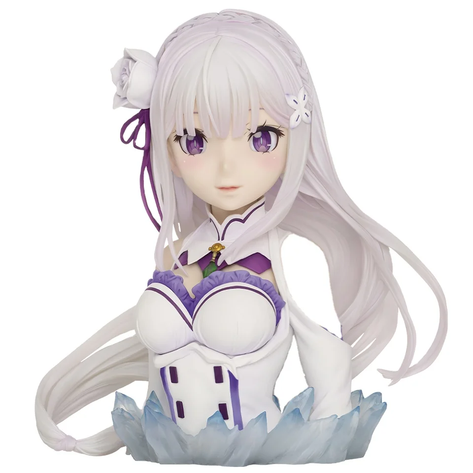 Оригинальная японская аниме-фигурка Glazovin BP «Re: Zero Начальная жизнь в другом мире», 23 см статуя Эмилии, Коллекционная модель из ПВХ