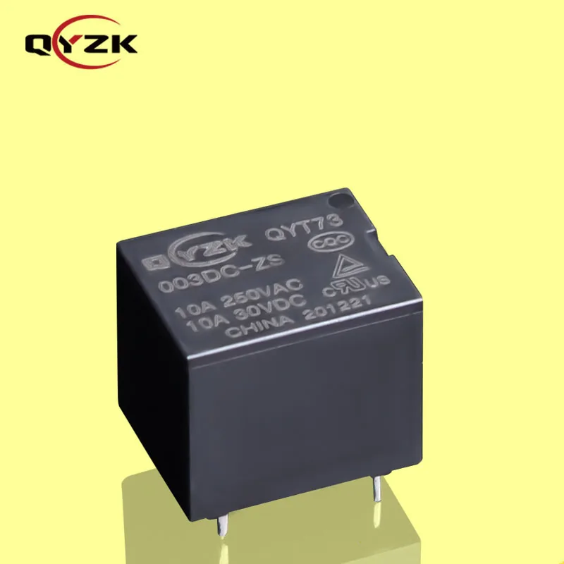 3V DC SPDT Rating Load 10amp 250VAC 10A 30VDC 5 Pins 0.36W Alternative To Household Appliances PCB Miniature T73 Relay