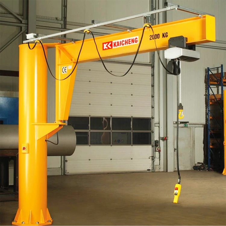 Jib crane malaysia 360 degree rotating fixed column jib crane