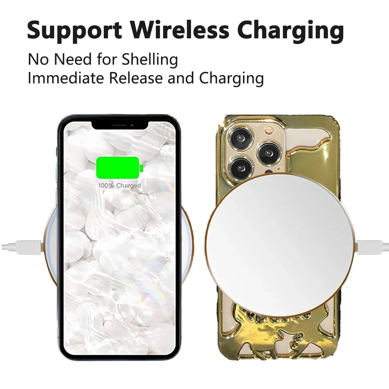 3D Hollow Skull Callous Phone Case for iPhone 14 ProMax 13 12 11 Pro Max Plus Luxury Plating Acrylic Shockproof Ghostface Cover