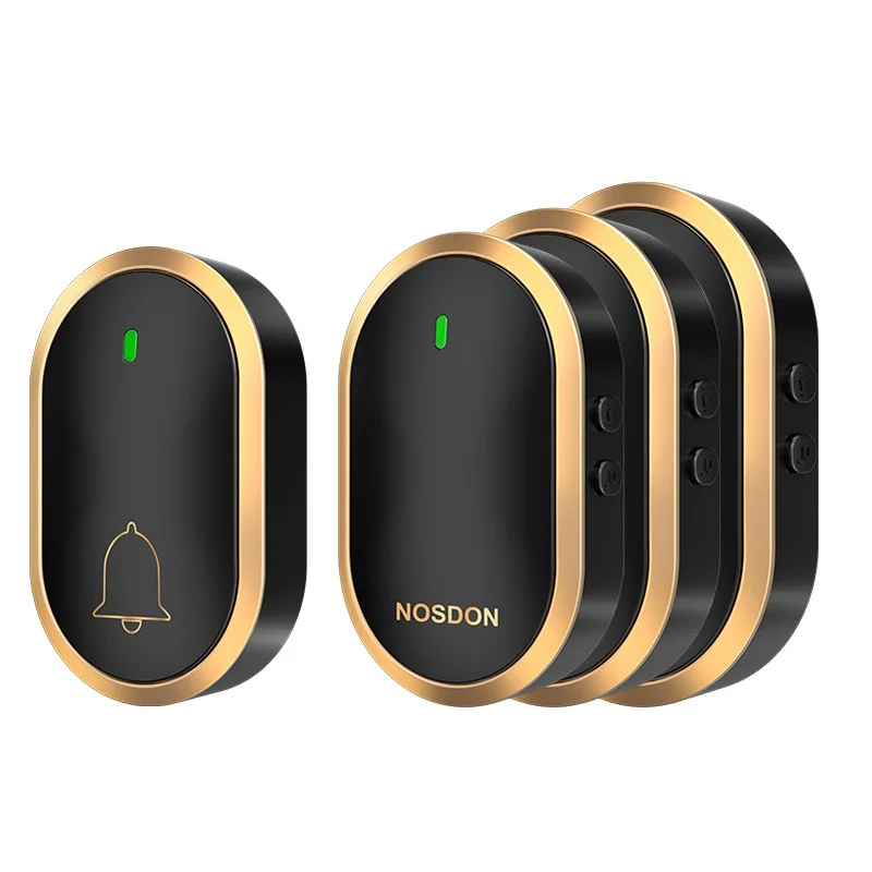 Smart Digital Wireless Doorbell Waterproof 300M Long Range EU UK US Plug Battery Ring Chime Door Bell