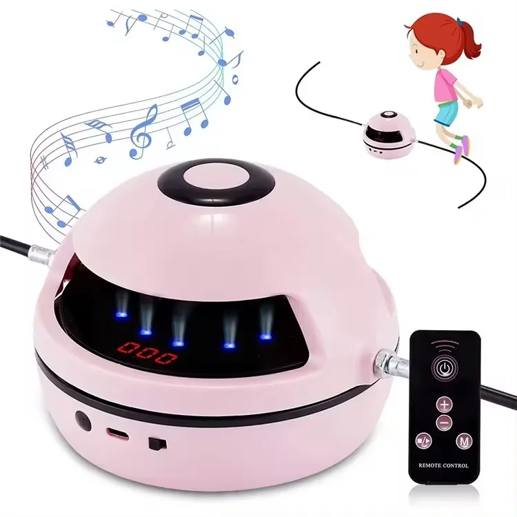 Wellshow Sport Electronic Jump Rope Machine Fitness No Rope Design Rope Skipping Machine Wireless Remote Control