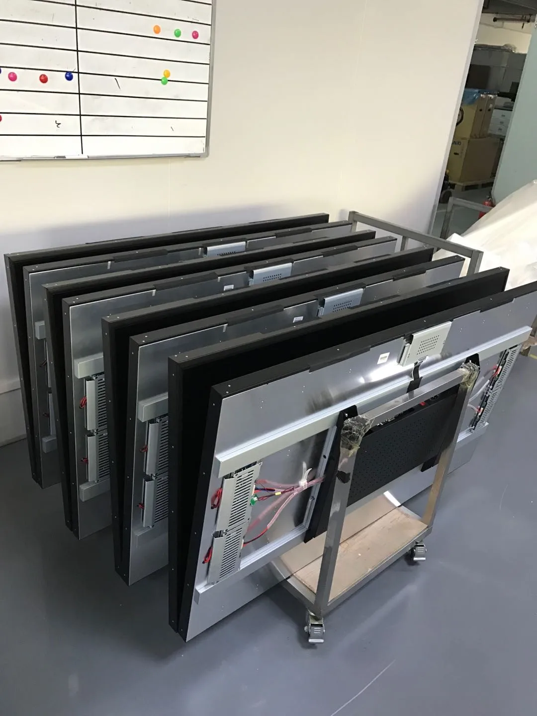 with lg open cell 65inch 2000cd/m2 open frame 4K vending machine tft lcd panel module