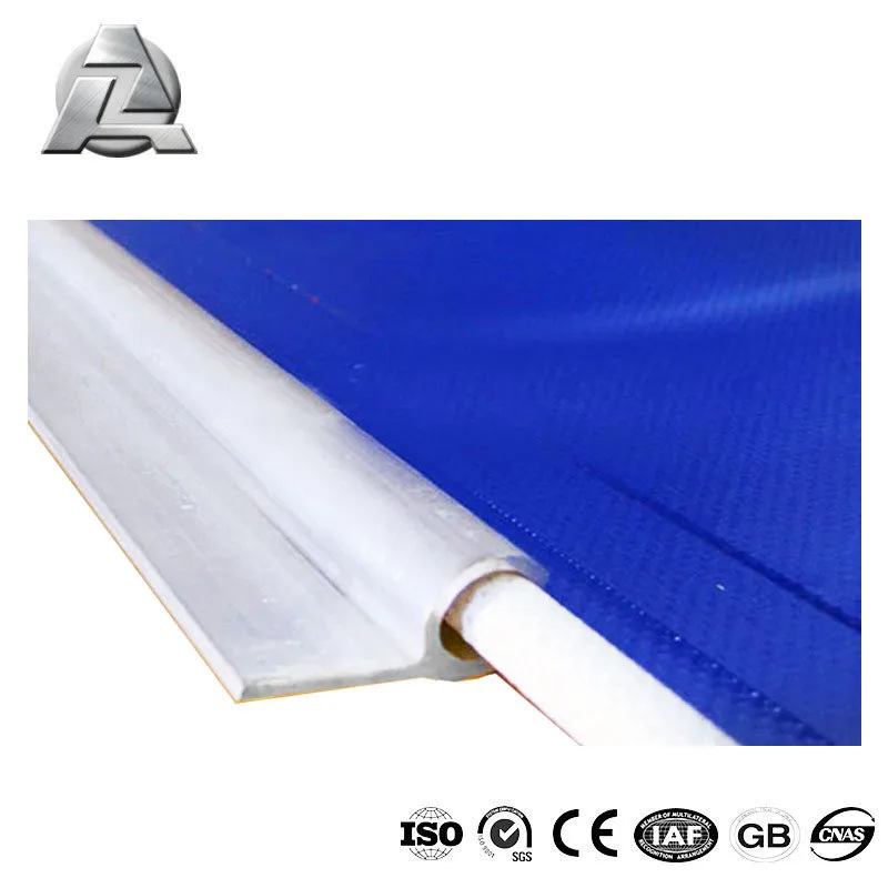 Wholesale extruded rail aluminium awning track profile for tent keder