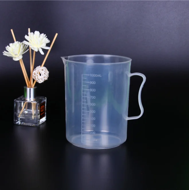 250ml / 500ml /1000ml Clear Plastic Graduated Measuring Cup for Baking Beaker Liquid Measure Jug Cup Container