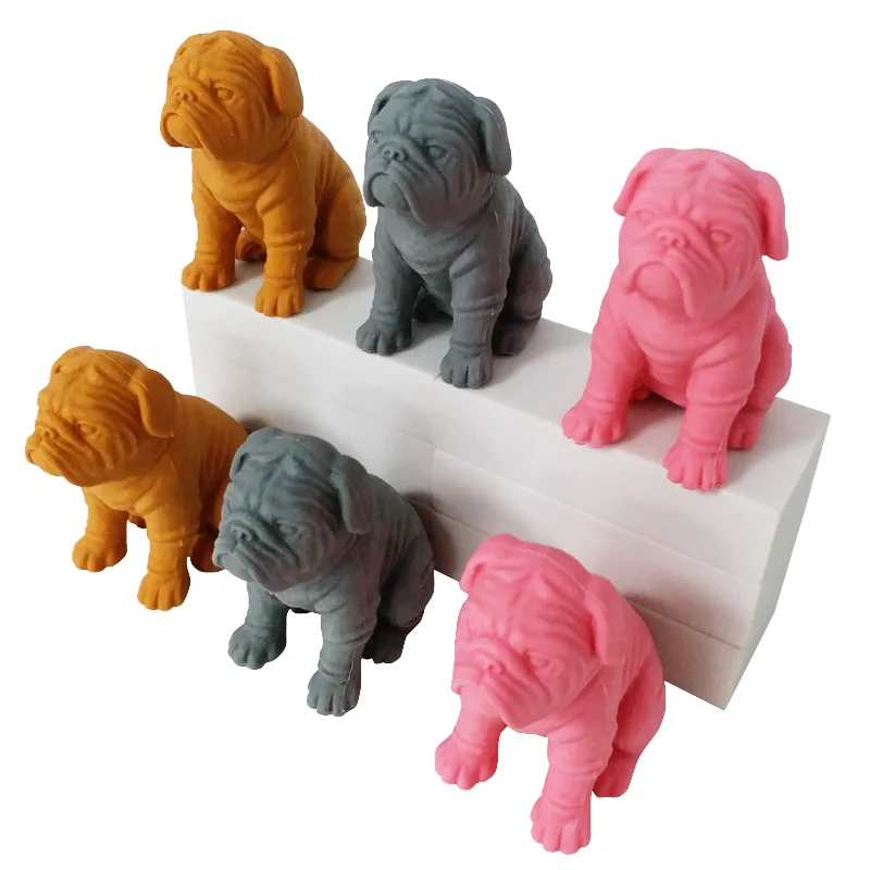 3D Wholesale Animal Shaped Eraser Fancy Toys Eraser