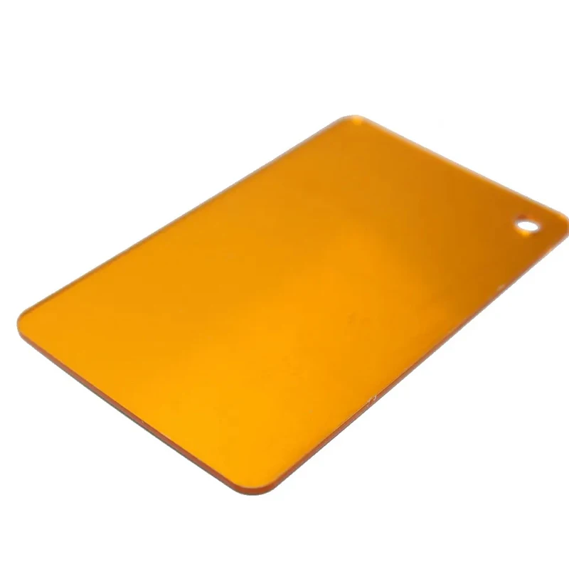 Free Sample Perspex Gold Mirror Acrylic Panel Colorful Glass Plastic Pmma Mirrored Acrylic Sheet