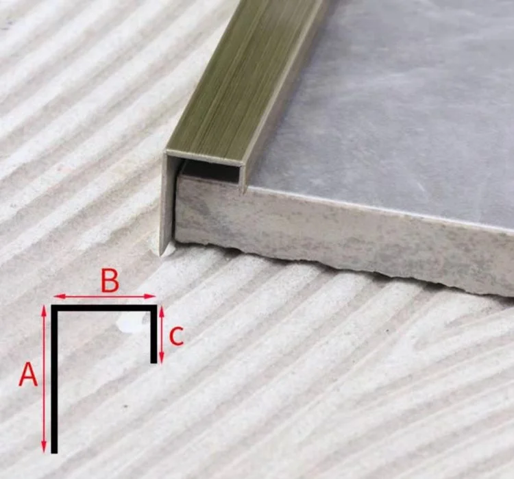 
tile trim polished stainless furniture trim L shape corner trim stainless steel 