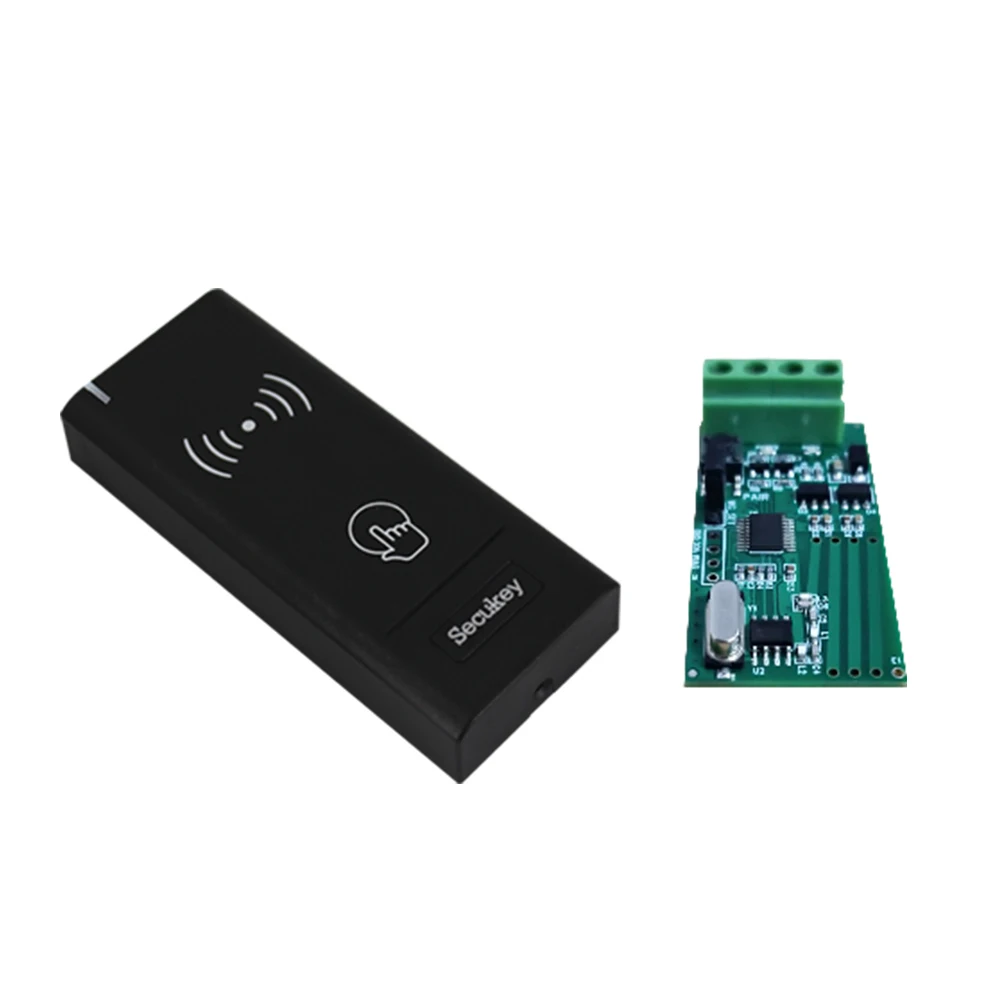 Battery powered 433mhz wireless rfid proximity card reader access control system