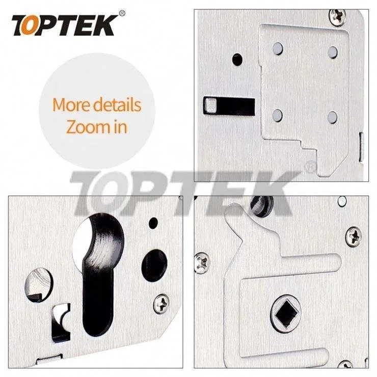 Stainless Steel Smart Lift Up To Lock Mortise Security Door Lock Body