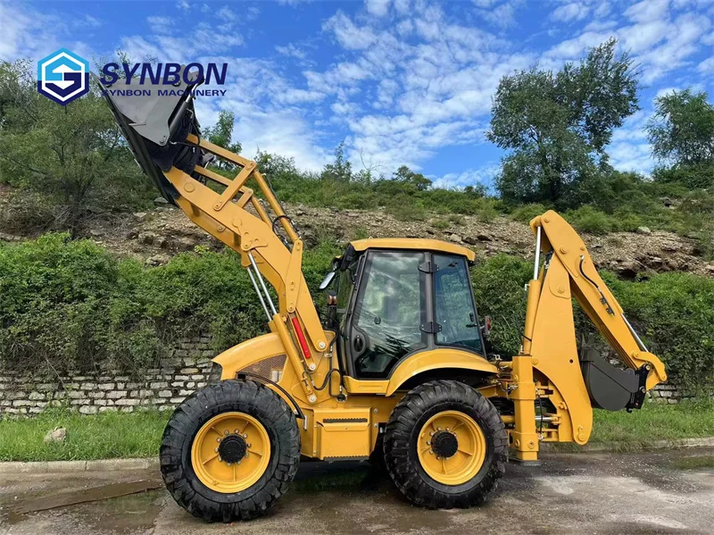 SYNBON  golden supplier mini backhoe loader for sale 7000 lbs 3 ton small backhoe loader for sale
