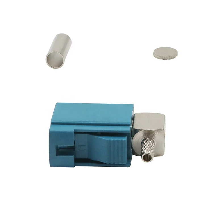 Fakra connector coding Z type SMB  right angle female  for Car Video, TV, Radio, Camera RG174, RG316 Coaxial cable